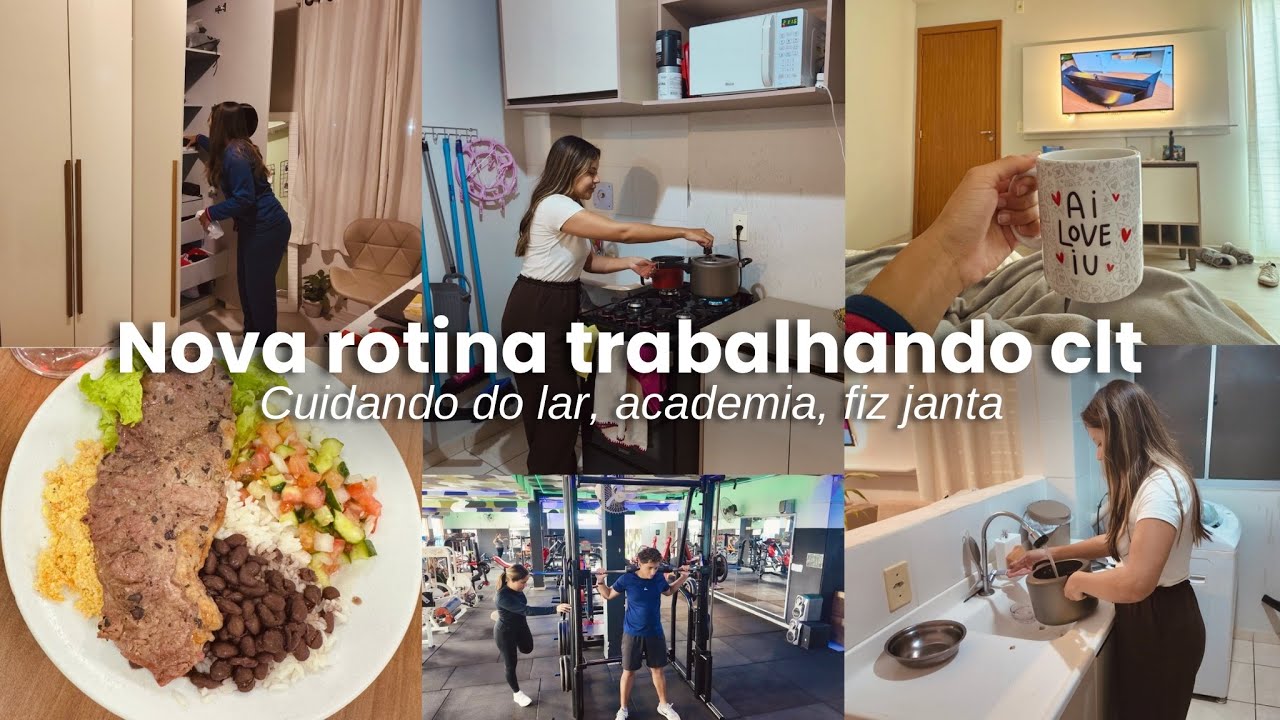 Rotina voltando trabalhar clt, acordei 04:00 da manhã,como está sendo essa nova fase, cuidei do lar