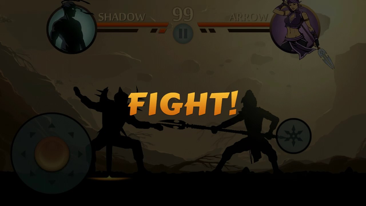 shadow fight 2 shadow vs arrow