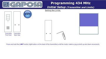 Programming Radio 434 Mhz Initial Setup