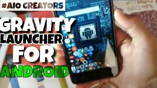 "GRAVITY" LAUNCHER| icon falling gravity launcher  **APK** for ANDROID/IOS... screenshot 5