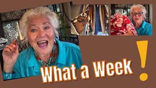 Out and About With Family…Unboxing a “Dub Bag”…and Maybe a Feral Cat Has Come to Save My Tomatoes!
Seeing family often is the best way for Moosie and me to beat the “aging process” in our Golden Years. In this video I’m sharing another luncheon out with our daughter,Dubby , unboxing a box of her purged clothes…and chatting about a posssible siting of a feral cat on the property (among other things)…I forgot to take pictures at the luncheon (darn!) and Moosie looked so cute,too, in his new kakis and Irish shirt and cap!.Enjoy❤️ Out and About With Family…Unboxing a “Dub Bag”…and Maybe a Feral Cat Has Come to Save My Tomatoes!