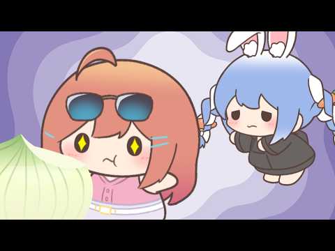 【手描き】ぺこらからお姉さんボイスで心配される莉々華【兎田ぺこら/一条莉々華/ホロライブ】