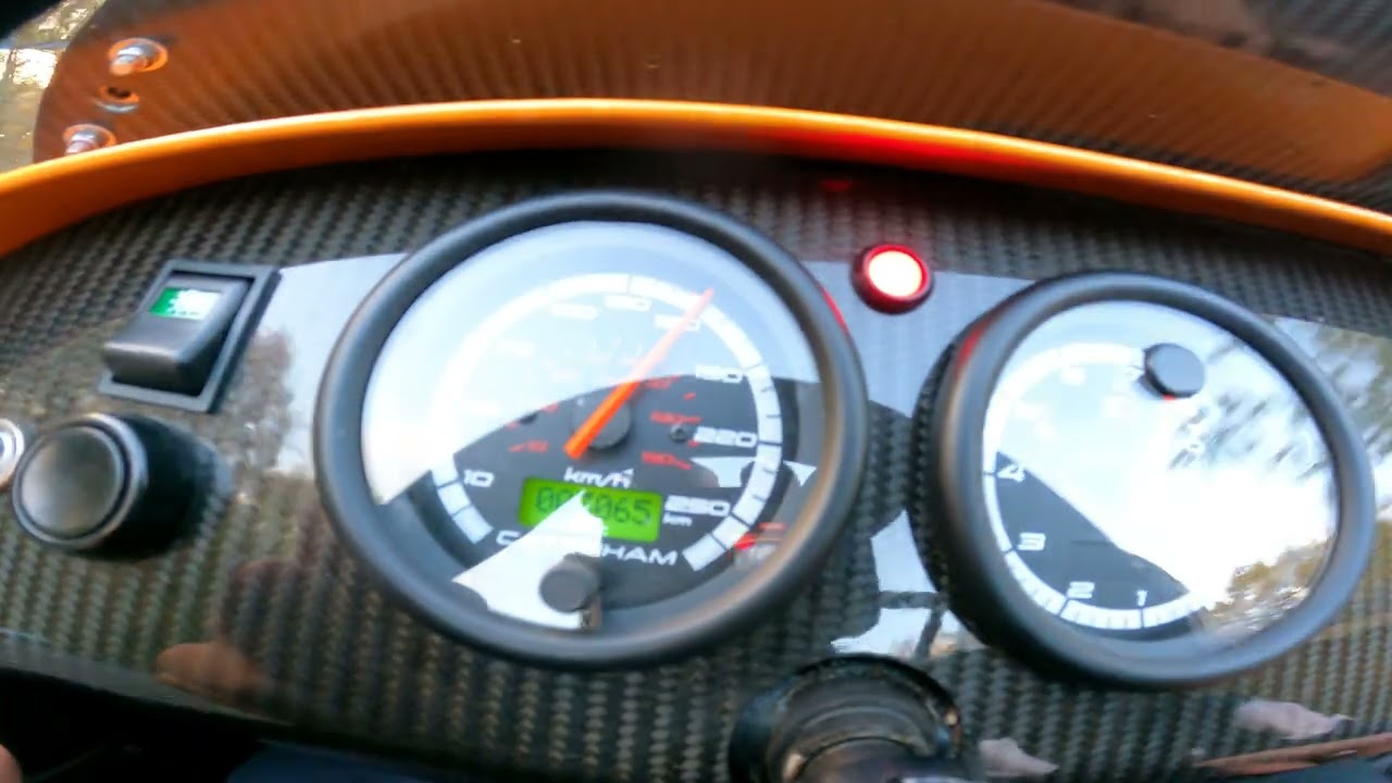 Caterham 340R accélération 2023  - 0-200km/h