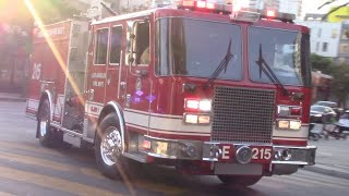 LAFD Light Force 15 Responding