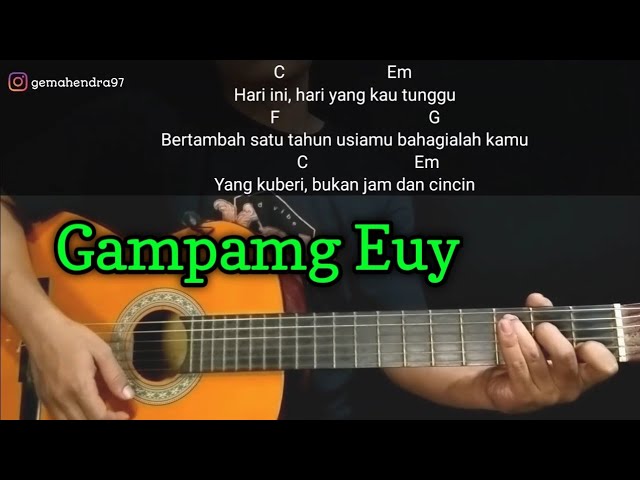 Kunci Gitar SELAMAT ULANG TAHUN - Jamrud | Chord Gitar Mudah class=