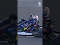 F1 champ overtakes 100 go-karters in 13 laps