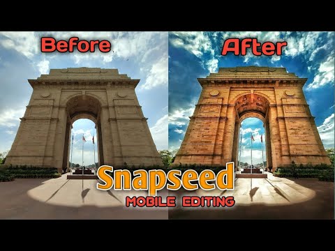 Make Images Look DRAMATIC in SNAPSEED 2020 | SNAPSEED TUTORIAL | Android | iPhone | Toss Editing