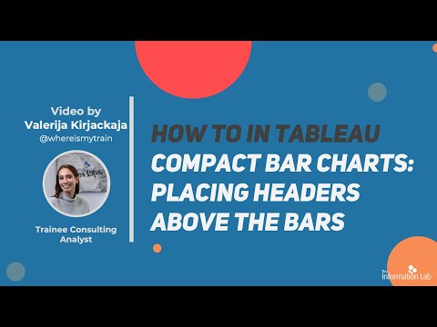 How to in Tableau in 5 mins: Create Compact Bar Charts