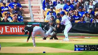 Justin Turner Home Run 2018 Spring Training Game 1