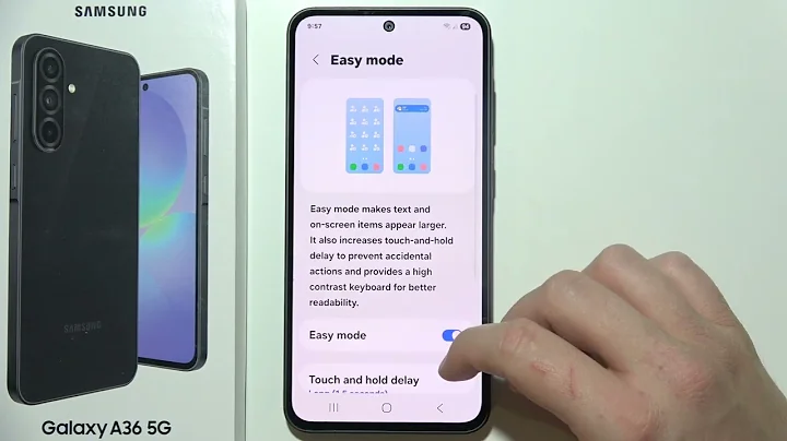 Samsung A36 5G: How to Turn On Easy Mode (Senior Mode)