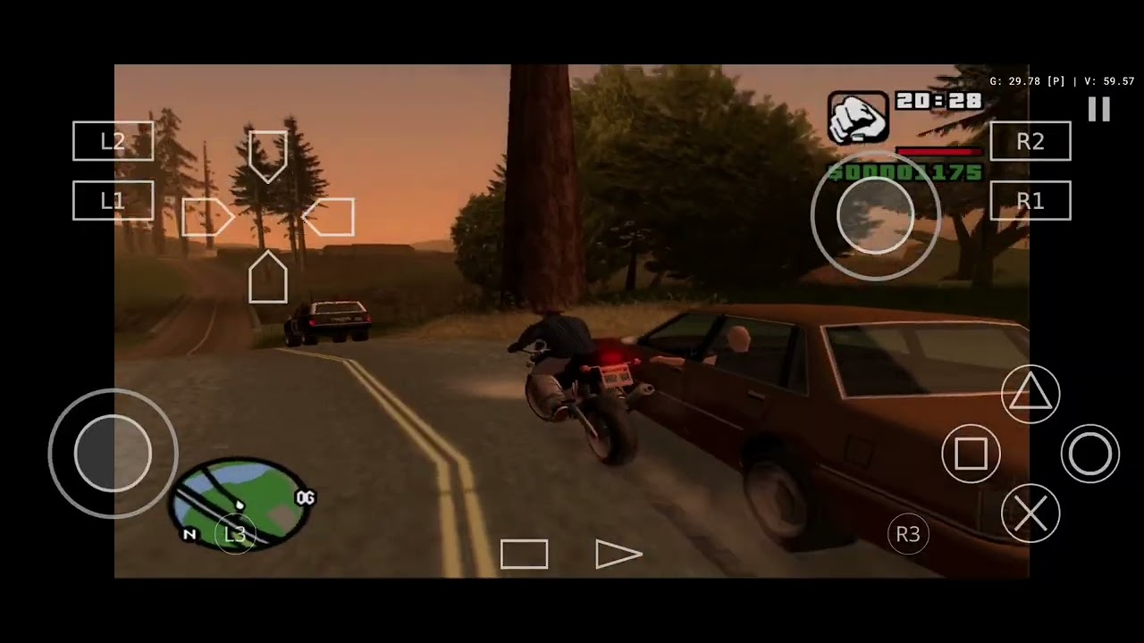 Gta San Andreas phone gameplay aethersx2 emulator 