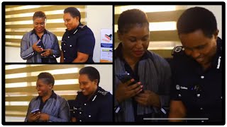 Afande Beata Owa C.I.D was Surprised by Lillian and Cissy at C.I.D Offices in Kibuli