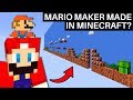 Can You Remake Super Mario Bros Entirely in Minecraft?