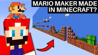 Can You Remake Super Mario Bros Entirely in Minecraft?