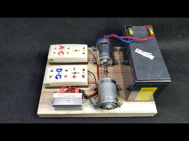 How to make 220v 50W Dynamo Generator Using 775 Motor 