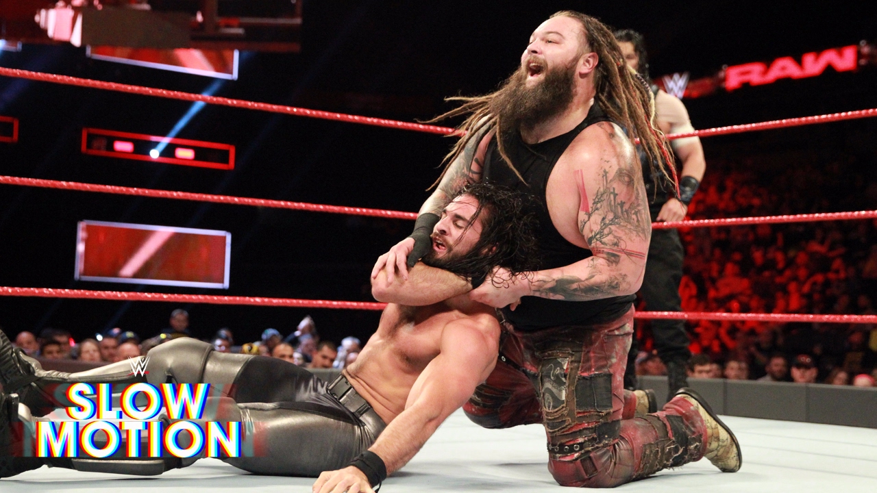 Watch Raw's hardhitting main event in slowmotion Exclusive, May 23
