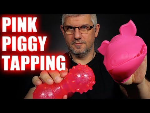 ASMR | Pink Piggy Tapping And Scratching