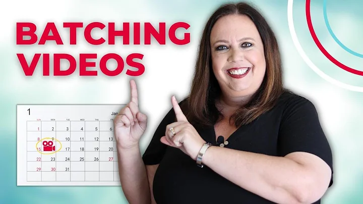 How to Batch Videos Like a Boss! Tips to Stay Consistent