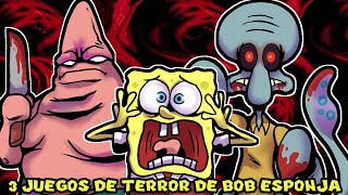 La Historia de 3 Juegos Terroríficos de Bob Esponja  Pepe el Mago