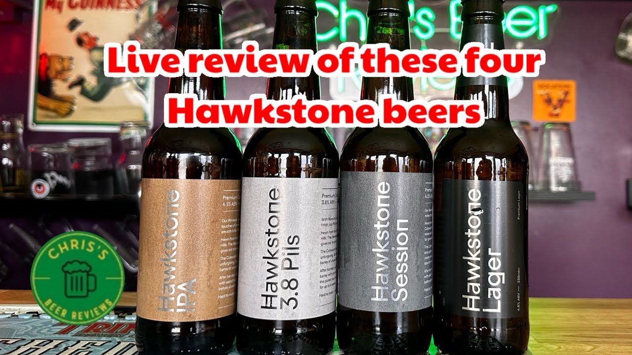 Four Hawkstone brewery beers reviewed live! YouTube