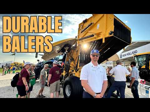 Stronger rollers, better bale protection for New Holland Roll Belt balers
