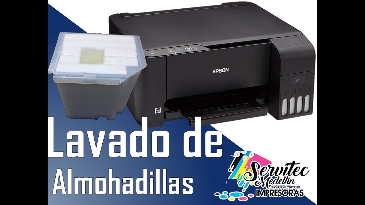 Lavado de Almohadillas Epson (L3110-L3110-L3150-L4150-L4160-L6191-L5190-L6171)  - YouTube