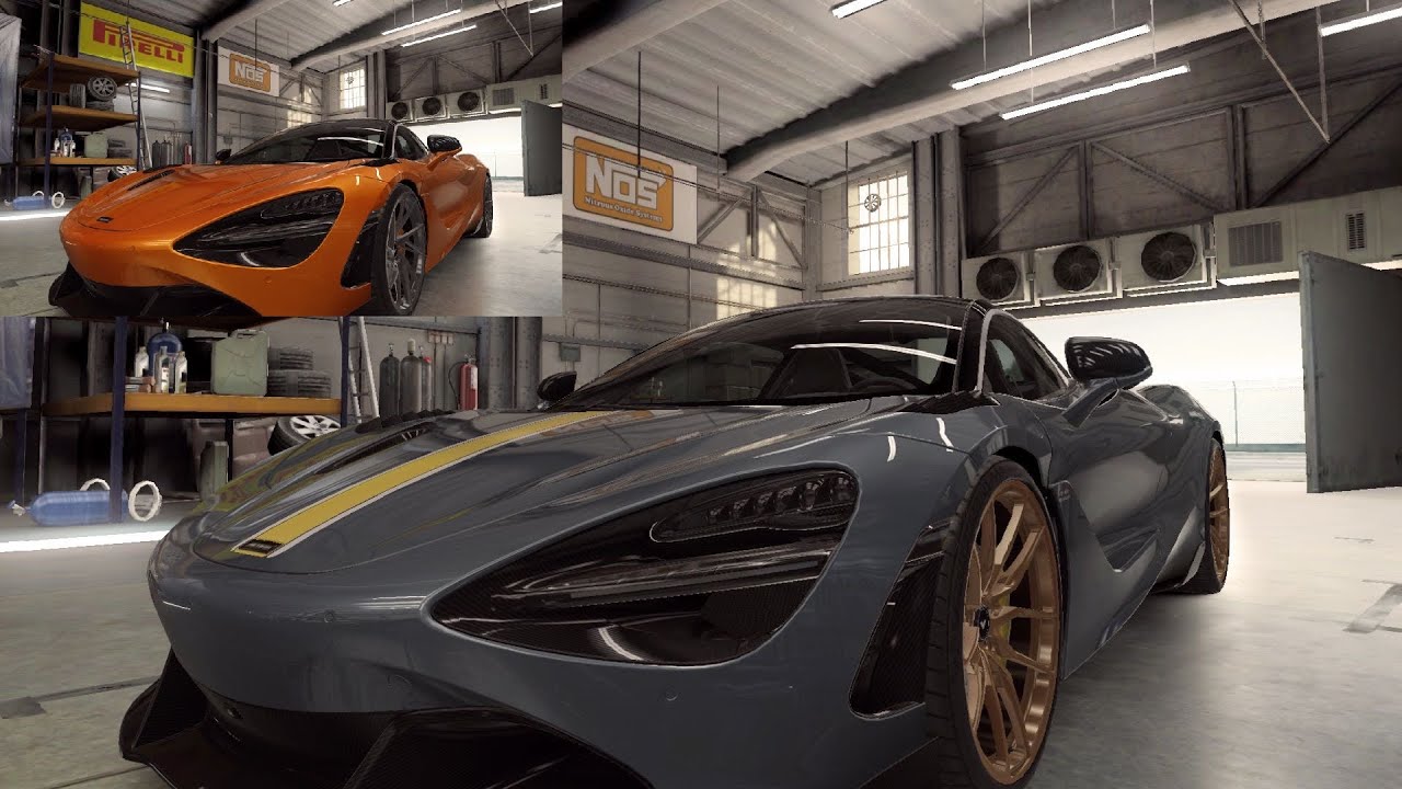 CSR2】Vorsteiner 720S (purple/gold), shift & tune for 7.657 (7.688