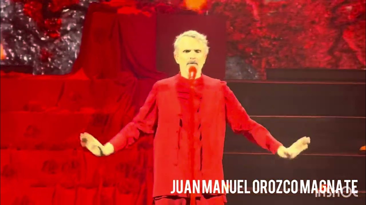 MIGUEL BOSÉ  PARTISANO “Cierre Importante Tour” Auditorio Nacional CDMX 18 06 2025