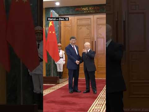 China's xi holds talks with vietnam communist leader in hanoi