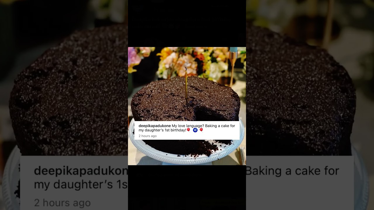 Deepika Padukone baked cake 🎂🎂🎂 for dua # Cute 🥰🥰🥰