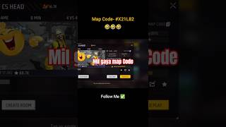 Free Fire Funny Map Code 😂 100% Working Trick 🔥 #freefire #ffshorts #freefirefunny