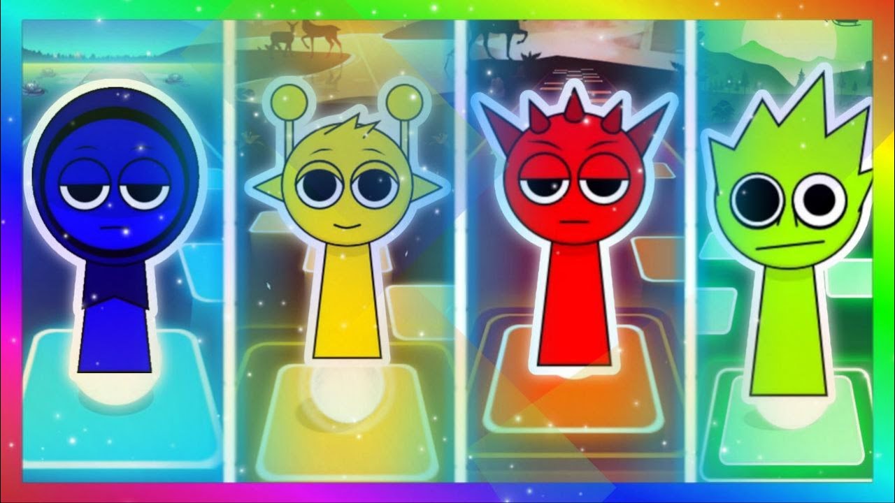 Jevin - Simon - Raddy - Owakcx - Incredibox Sprunki Tiles Hop EDM Rush ...