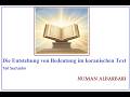 Die Entstehung von Bedeutung im koranischen Text 16 -  Hörbuch auf Deutsch