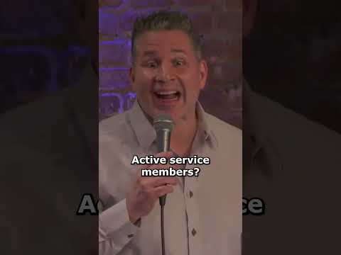 I support the troops - Comedian Mike Vecchione