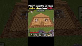 My build Disappeared Underground #minecraft #shorts
