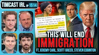 GOP Bill Will SLASH Immigration By 85%, GUT Hart-Celler Act | Timcast IRL