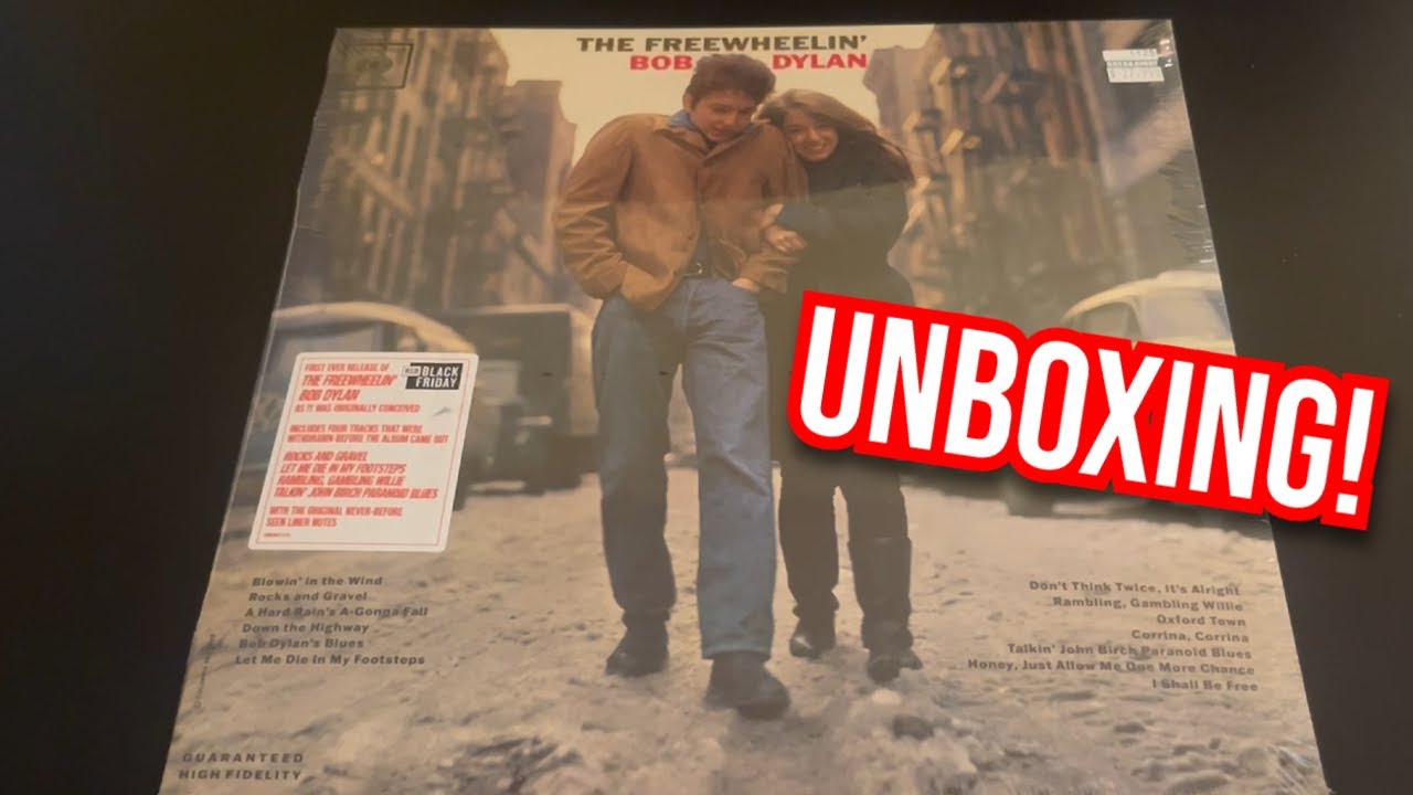 Распаковка виниловой пластинки Freewheelin' Bob Dylan RSD!