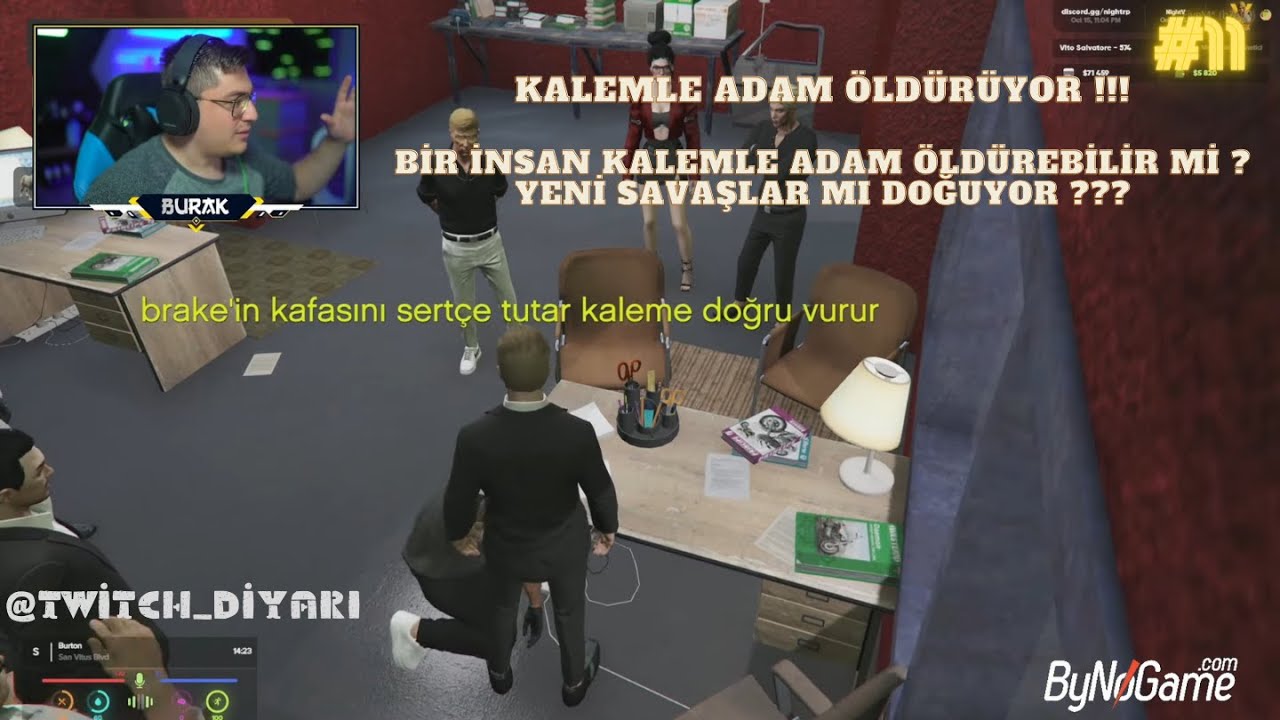 Vito Salvatore - KALEMLE Adam ÖLDÜRÜYOR ( KALEM Raconu, OLAYLAR ACAYİP !!! ) ( BÖLÜM #114 )