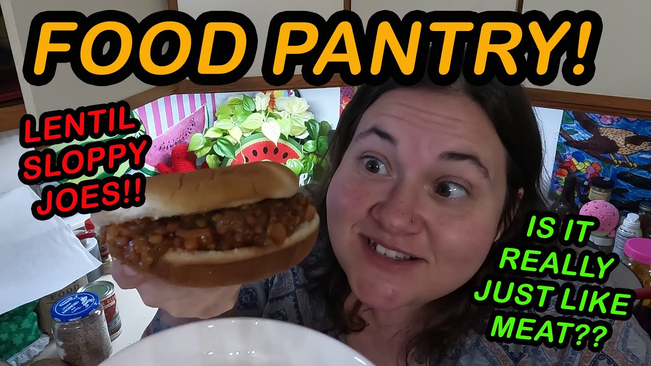 Посещение моей местной продовольственной кладовой, а также приготовление чечевичного супа Sloppy ...