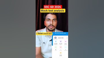 ssc gd 2026 | mock test analysis rwa | ssc gd mock test RWA #rojgarwithankit #motivation
