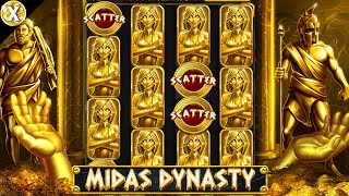 Spectacular Epic Big Win In Midas Dynasty New Online Slot - Tom Horn Gaming Casino Supplier