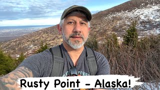 Rusty Point, Alaska: An iconic mountain peak overlooking Anchorage. Memories bring Diamonds & Rust!