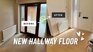 New Flooring! | DIY Hallway Transformation