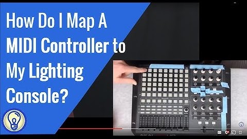How Do I Map a MIDI Controller to My Lighting Console?