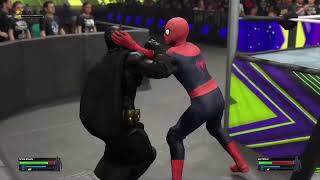 WWE 2K24 - Spiderman vs Batman laddermatch| Ps5 gameplay live