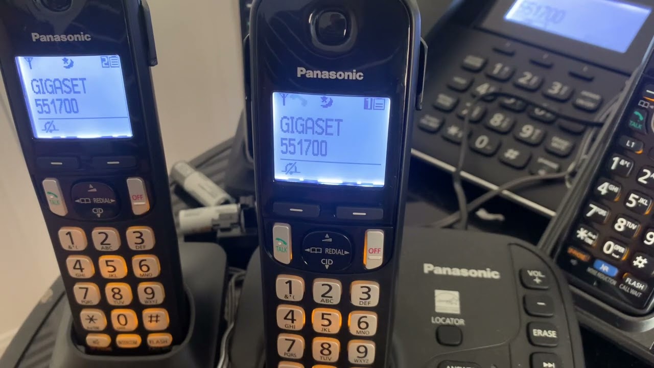 Panasonic Talking Caller ID ( 2nd Generation ) saying Cordless phones Brands names