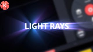 How to Make Light Ray Text Animation in kinemaster in Hindi