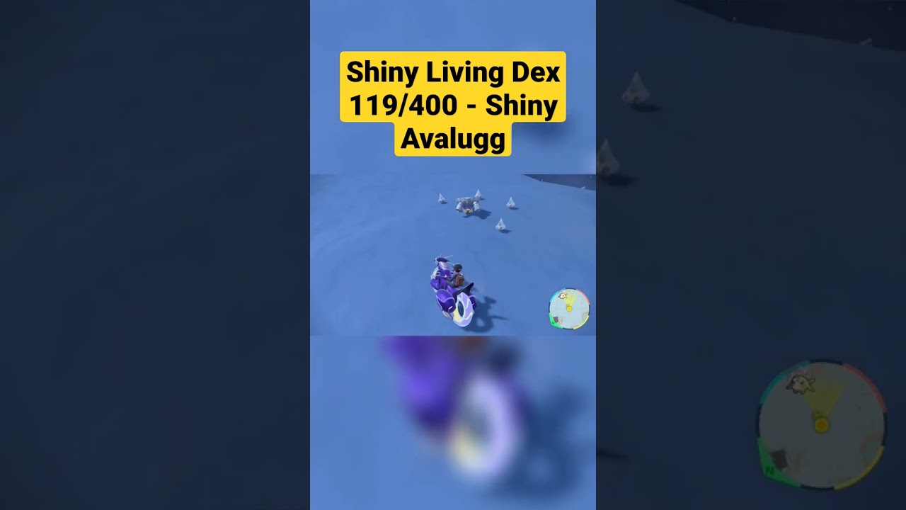 Shiny Living Dex 119/400 - Shiny Avalugg - Pokémon Violet 