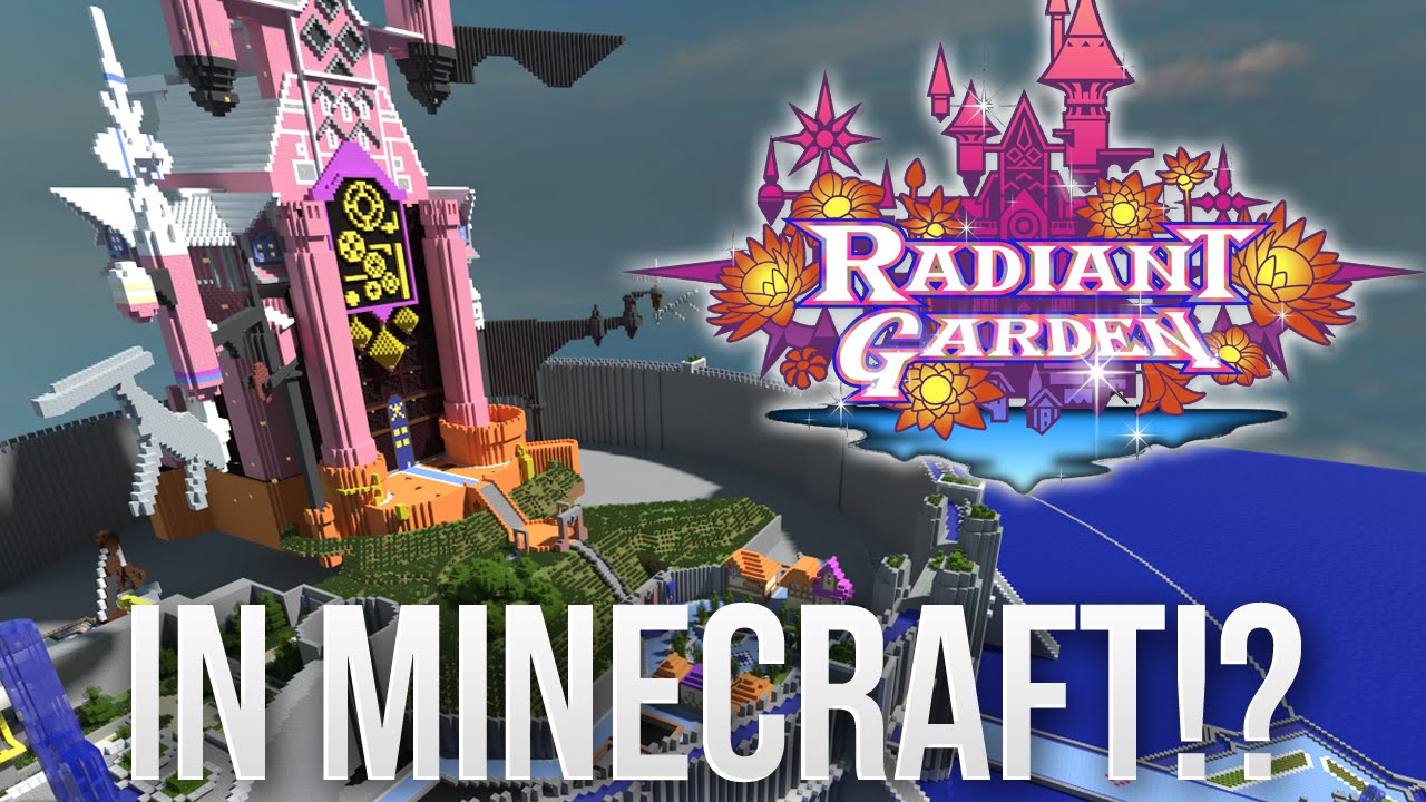 Radiant Garden Kingdom Hearts Birth By Sleep Minecraft Map