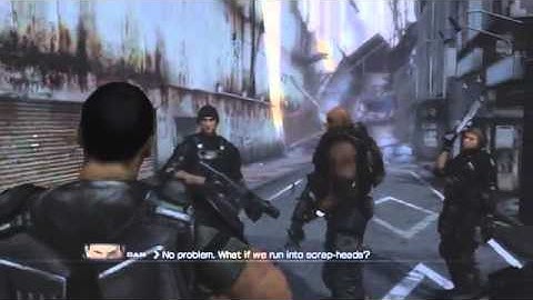 Binary Domain Walkthrough with Commentary Part 7   British Shotgun Rain